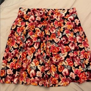 Lush button front skirt